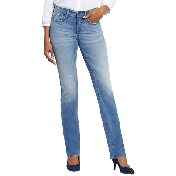 NYDJ Pants - Nydj Womens  Petite Marilyn Maele Straight Leg Jean